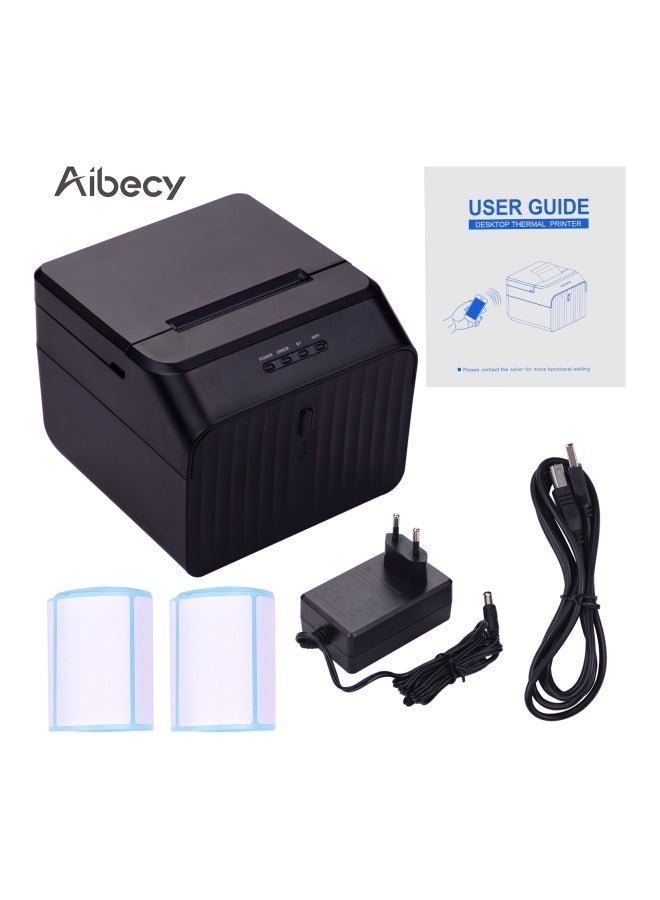 NIBEMINENT Thermal Label Receipt Printer Black - Image 3