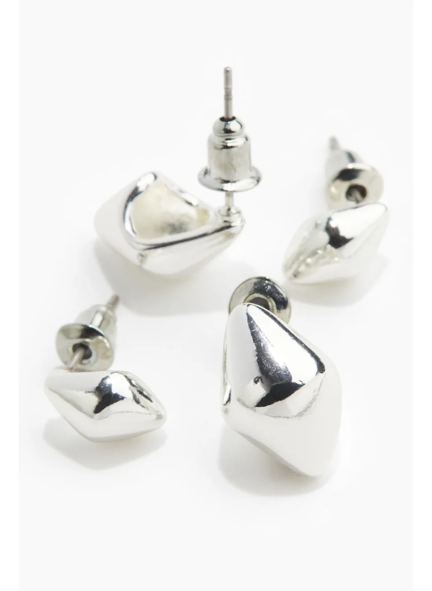 اتش اند ام 2 Pairs Dome Earrings