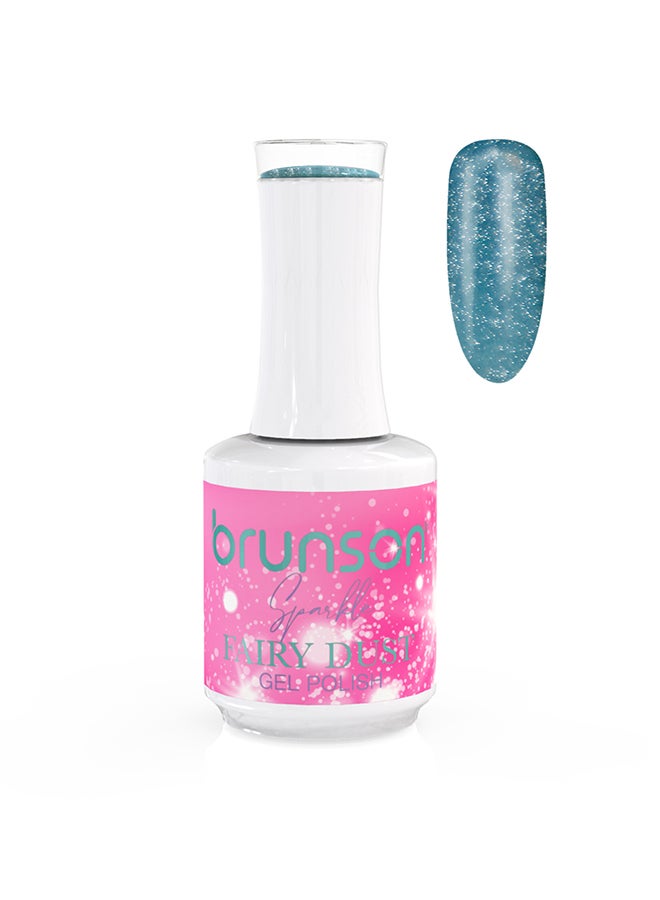 brunson Gel Nail Polish 15ml, Glitter Fairy Dust  Sparkle Shiny Soak Off UV LED Long-Lasting Nail Gel Polish Nail Art Home DIY Manicure Nail Salon Varnish - Image 1
