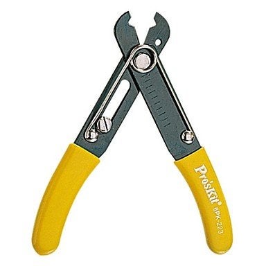 Proskit Proskit 6PK223 Carbon Steel Wire Stripper Cutter Yellow  - Image 1