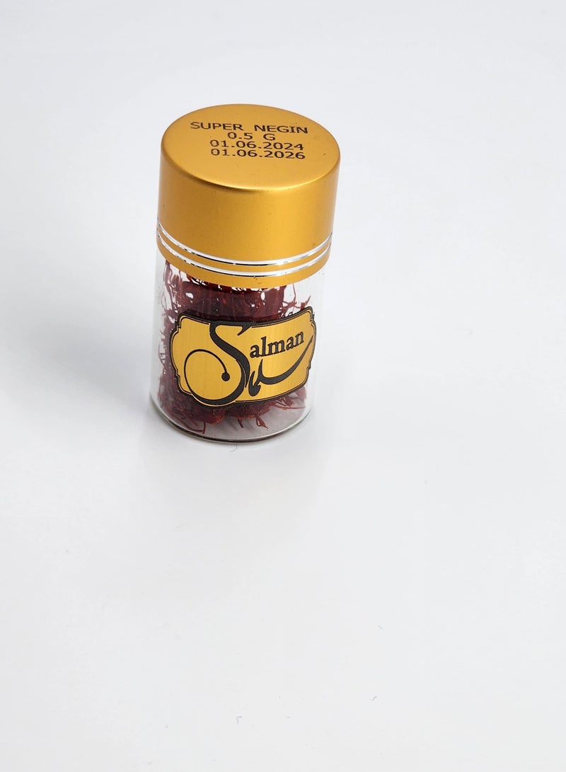 Salman Saffron - Premium Quality Super Negin Safron  0.5 gm and 1 gm bottle