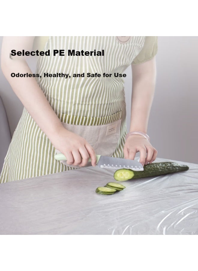 profit Lide Disposable Tablecloths, Thickened White Table Covers, 180cm*180cm*10 Pieces, Durable, Not Easily Torn, Plastic, Waterproof, And Oil-resistant - Image 3