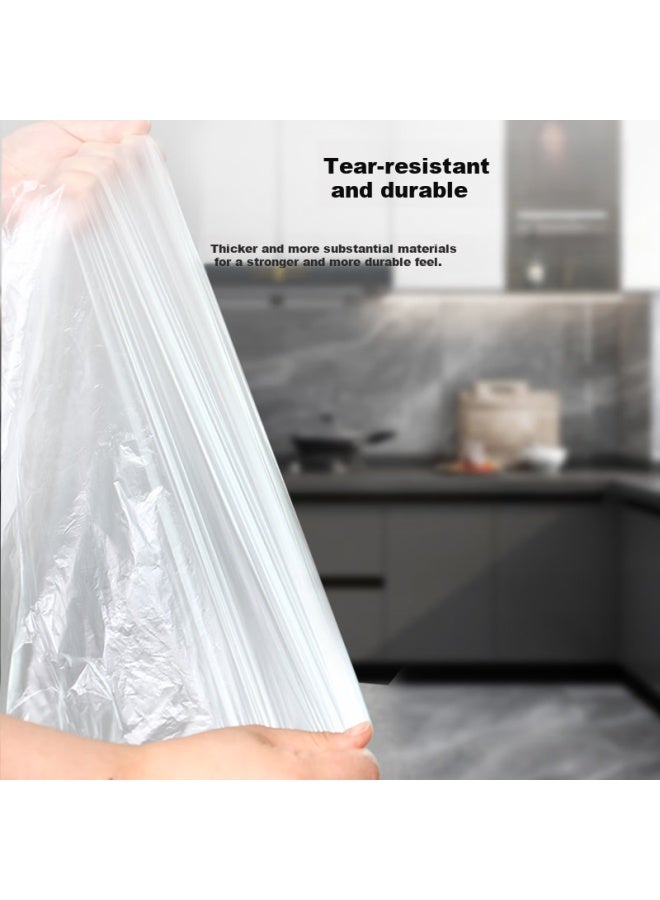 profit Lide Disposable Tablecloths, Thickened White Table Covers, 180cm*180cm*10 Pieces, Durable, Not Easily Torn, Plastic, Waterproof, And Oil-resistant - Image 1