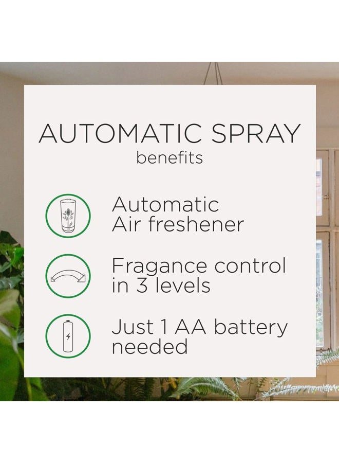Air Wick عبوة إعادة تعبئة معطر هواء تلقائي، 2 قطعة، تفاح وقرفة، تحييد الروائح، زيوت أساسية - Image 5