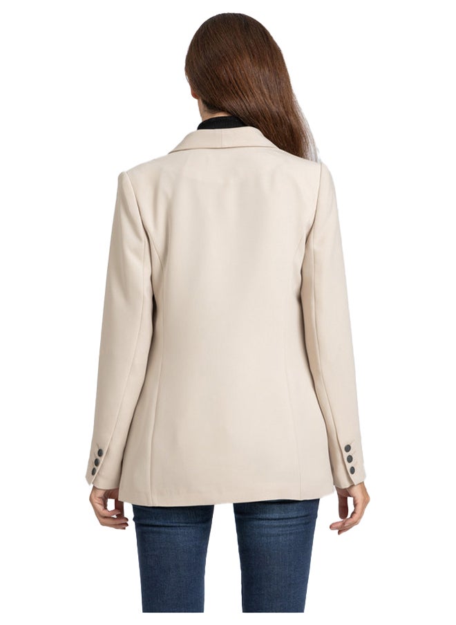 Esla - Front Pockets Long Sleeves Blazer - Image 1