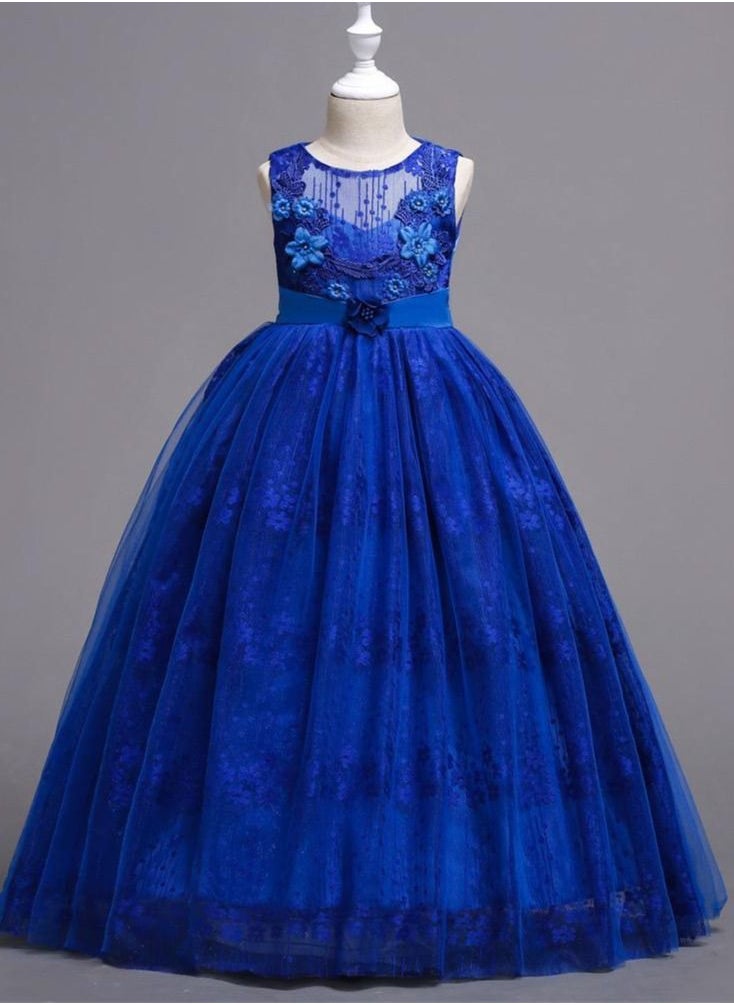 Summer Flower Dress Pageant Kids Dresses For Girls Clothes Princess's Girls Dresses for Party and Wedding Prom Blue - pzsku/Z0EB7F734BB9118CE8BBEZ/45/_/1645192182/031ca07b-462e-463e-bbc6-c3fe4ed427c0