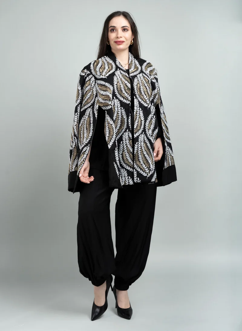 اكسا جلابية كويتي IK1602 اسود
