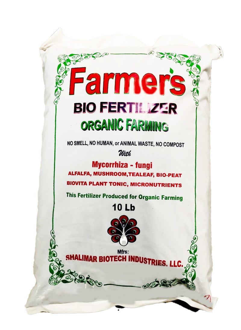 shalimar - Farmer's Bio Fertilizer 10LB - Image 1