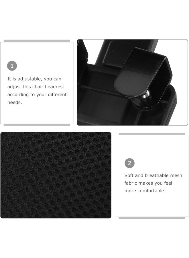 DUNISO Computer chair headrest,Adjustable Height & Angle,Easy Installation,Ergonomic Neck Support Cushion for Office Chair and Gaming Chairs - Image 3