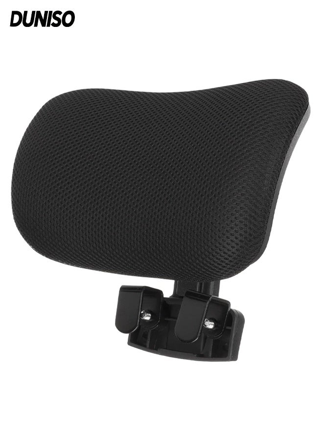 DUNISO Computer chair headrest,Adjustable Height & Angle,Easy Installation,Ergonomic Neck Support Cushion for Office Chair and Gaming Chairs - Image 1