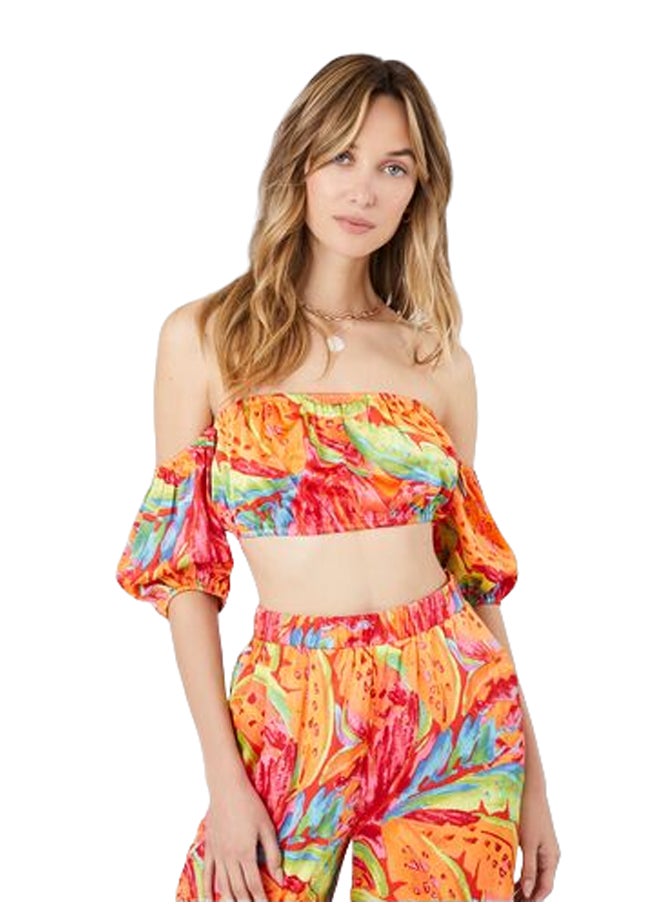 FOREVER 21 CROP WOVEN TOP  - Image 1
