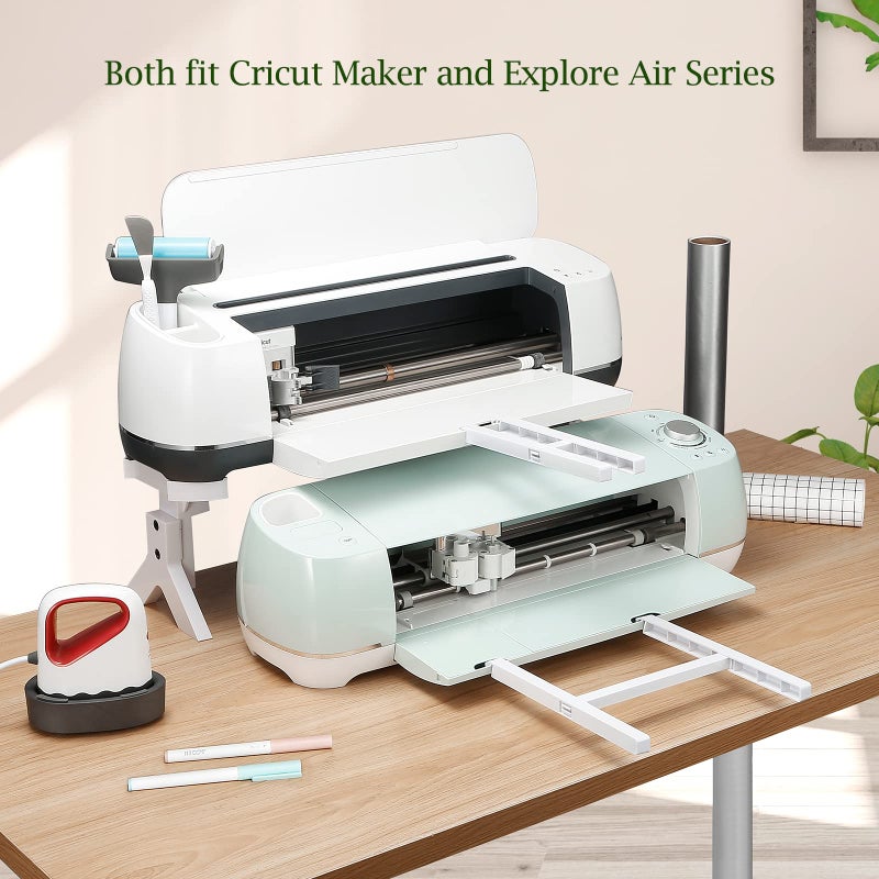 AOOIIN Extension Tray for Cricut Maker 4/Maker 3/Maker and Explore 4/3/2/Air, Cutting Mat 12x12 Holder for Cricut Maker and Explore Air Series, Tray Extender Compatible with Grip Mat - Image 2