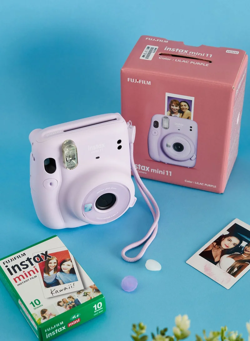 FUJIFILM Mini 11 Instax Camera  1 Pack Film