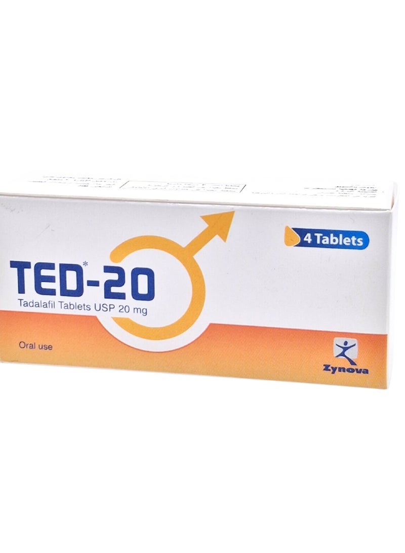 TED 20MG TABLETS 4'S