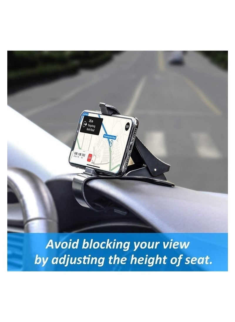 Car Phone Holder Dashboard Cellphone Mount Mobile Clip Stand HUD Non-Slip Cell Phone Holder Design for Smart phone - Image 2