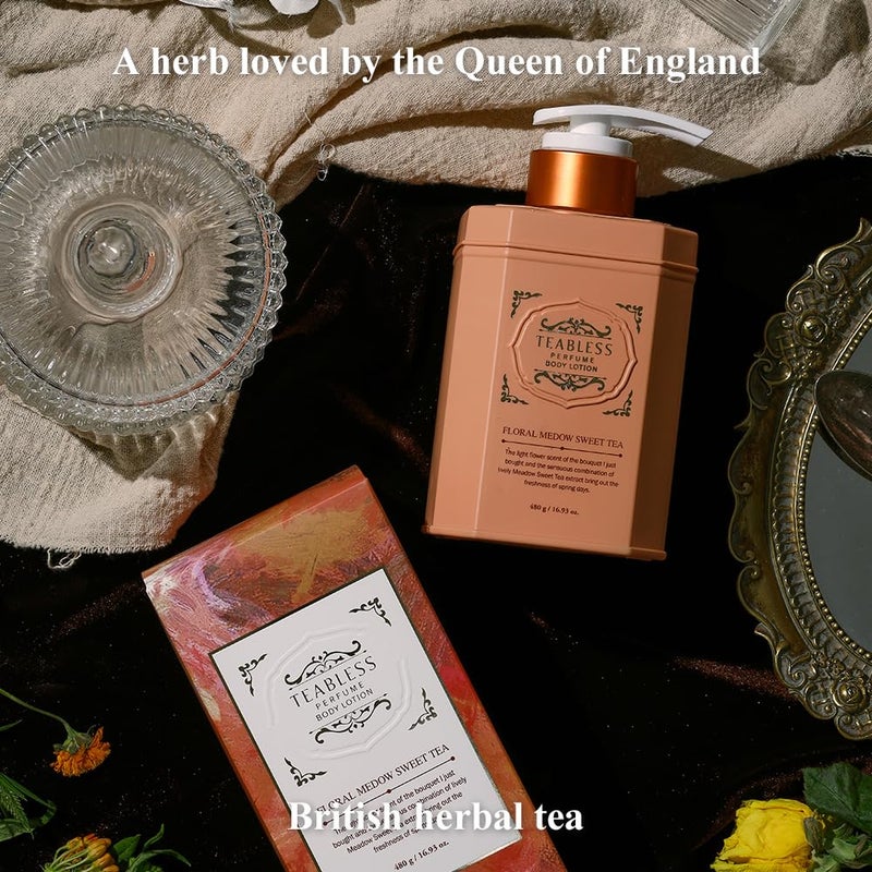 TEABLESS Floral Meadow Sweet Tea Perfumed Body Lotion, Daily Moisturizer, Body Lotion For Dry Skin & Sensitive Skin, Non-Greasy, Slow Aging, Jasmine Scent, Korean Skin Care - Image 4