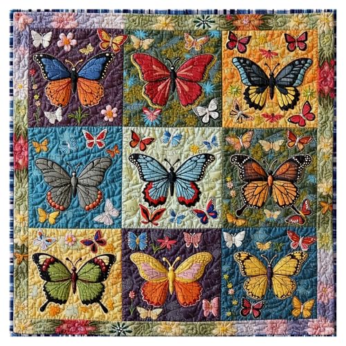 PPuzzling Vintage Butterfly Puzzles for Adults 1000 Pieces Colorful Patchwork Butterflies Jigsaw Puzzles Challenging Flower Puzzles as Wall Art Decor - Image 5