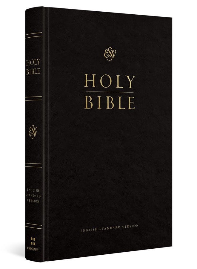 Crossway ESV Church Bible, Large Print (Hardcover, Black) - Image 1