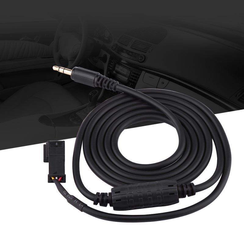 Car Auxiliary Cable: 1Pc White Copper Core, Long Length, Stable Performance - Bmw Auxiliary Input for Bmw E46 E39 E38 E53 X5 Car Stereo - Image 5
