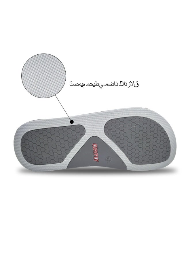 Men Fashion Slip On Slippers Embroidery Splicing Footwear - Image 3