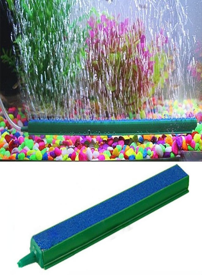 Saim Air Bubble Stone Hydroponic Fish Tank Air Stone Bubble Release Diffuser Bar for Fish Tank Aquarium Pump Green & Blue - 12 inch - Image 2