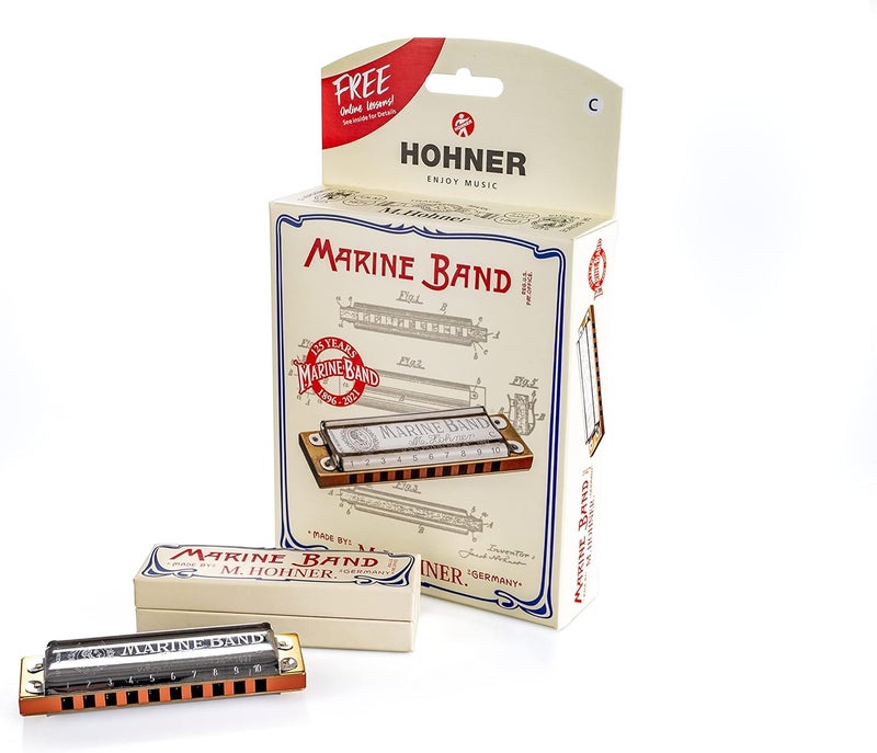 Hohner 125th Anniversary Marine Band Harmonica in C Major - Image 3