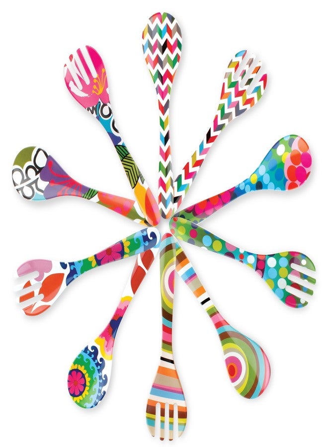 فرنش بول طقم تقديم سلطة فرنسي مكون من قطعتين - مصنوع من الميلامين - 13 بوصة - مناسب للاستخدام الخارجي والحفلات - بيندي - Image 3