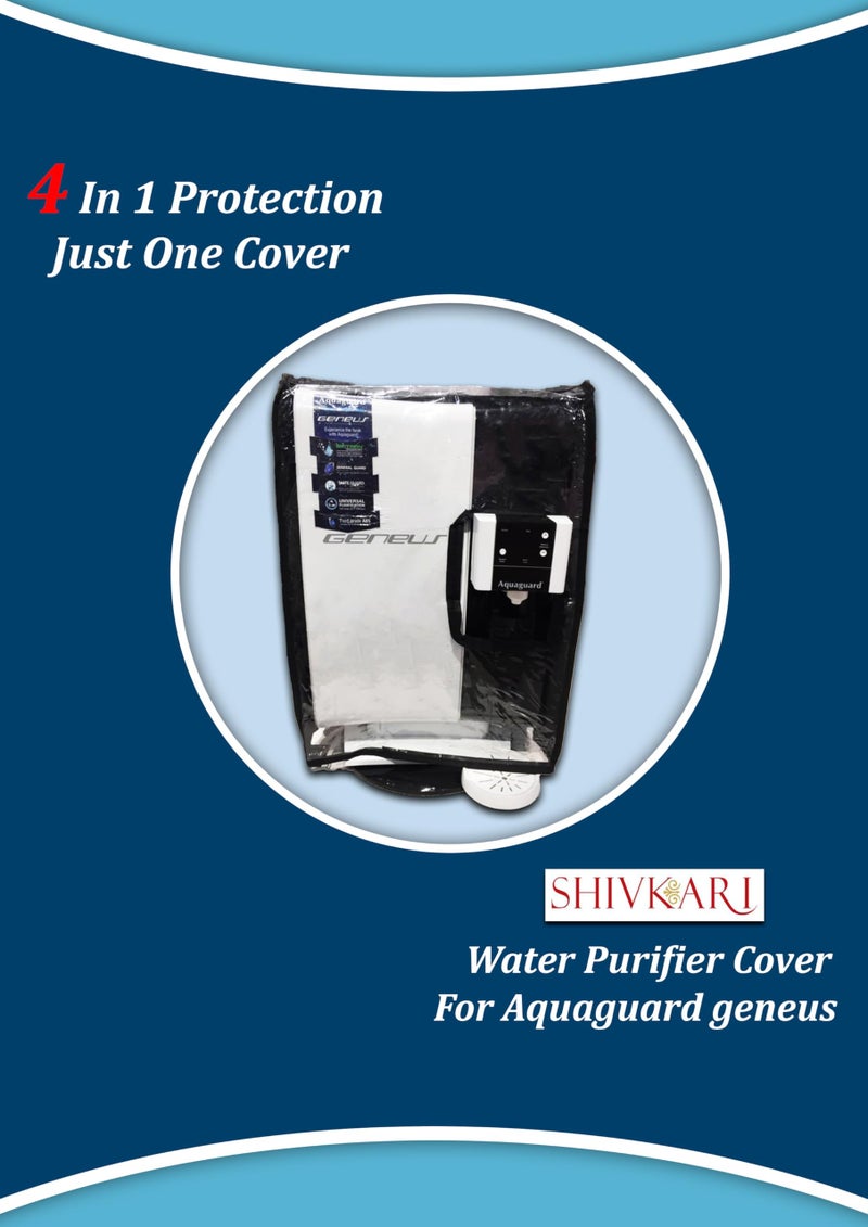 Shivkari Body Protective Cover for Eureka Forbes Aquaguard Geneus Mineral RO+MF Alkaline Water Purifier, RO+MF Model Waterproof & Dustproof Water Purifier RO Body Cover - Image 4