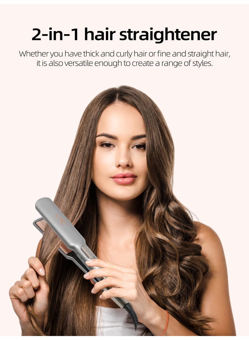 LAC LAICHY 3 In 1 Hair Straightener,hair Straightener Brush And Hair Curler Kit, 11 Heat Settings Adjustable Temperature,400-950°F Hair Styling Kit, L-43 - Image 3