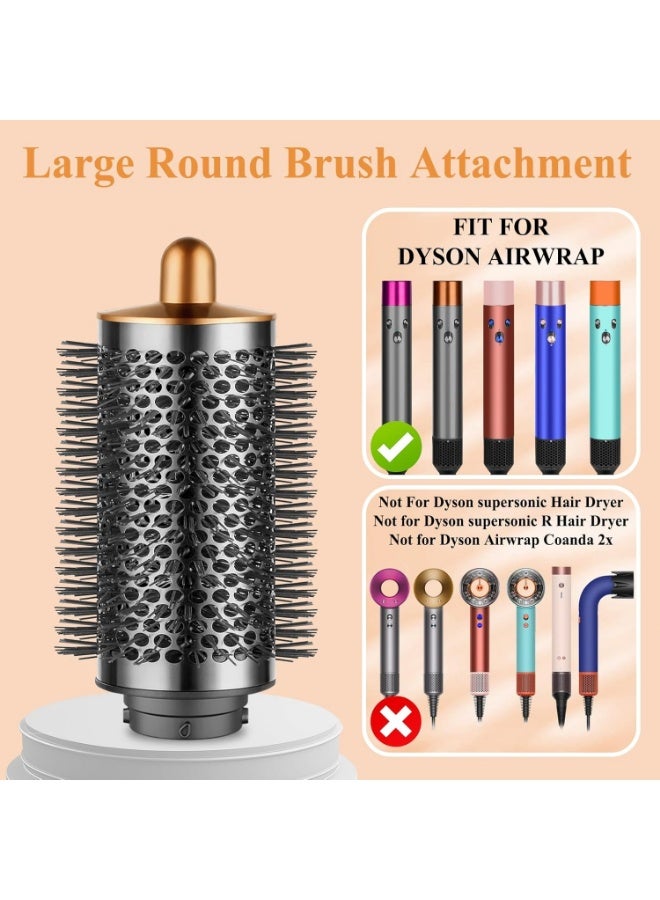 Large Round Volumizing Brush Attachment for Dyson Airwrap, Large Round Brush Compatible with Dyson Airwrap for Fluff Up, Volumize and Styling Hair - Image 2