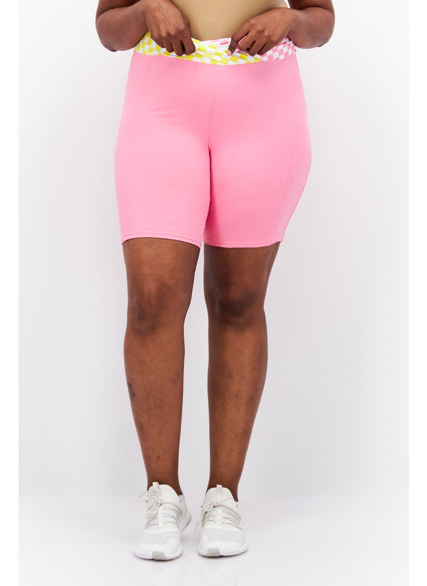 Women Plus Size Two Tone Basic Shorts, Pink - pzsku/Z0EB92182CA9A64F8707DZ/45/_/1724351122/394f0d0c-1cdb-493d-9fbd-74c955829694