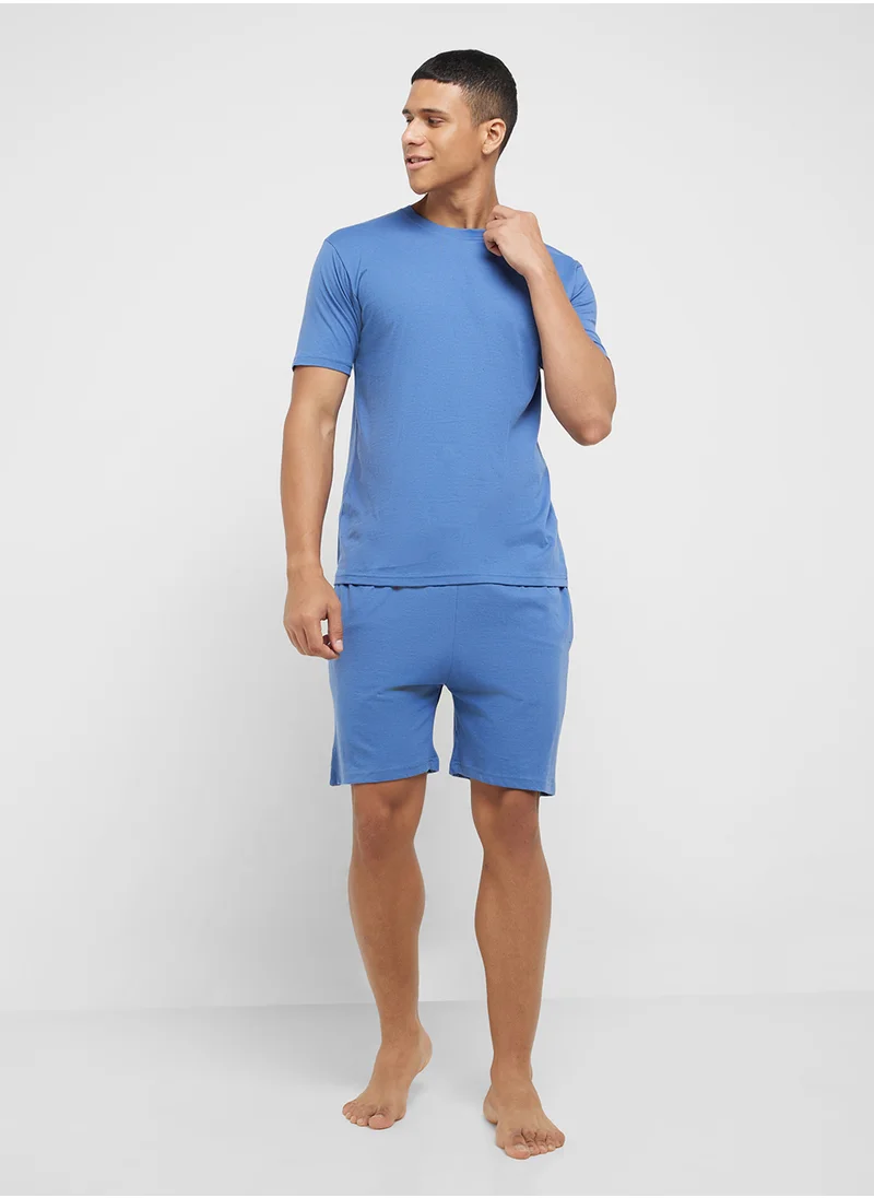 Seventy Five Nightwear T-Shirt & Shorts Set
