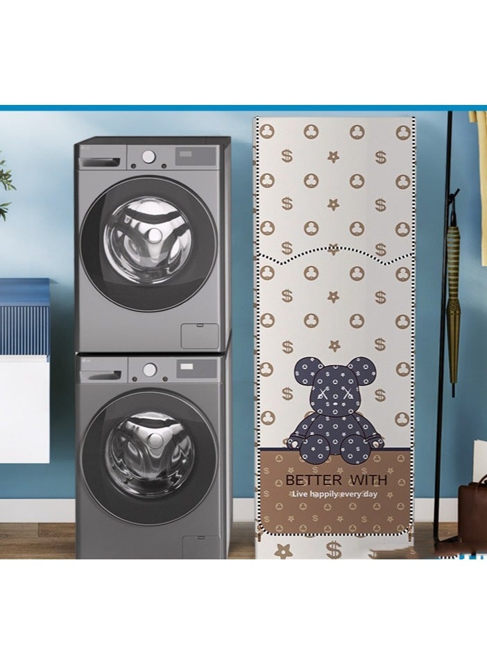 EBMINI Washing And Drying Integrated Machine Cover Dryer Cover Washing Machine Cover Dust Cover Waterproof And Sunscreen Cover  - Image 3