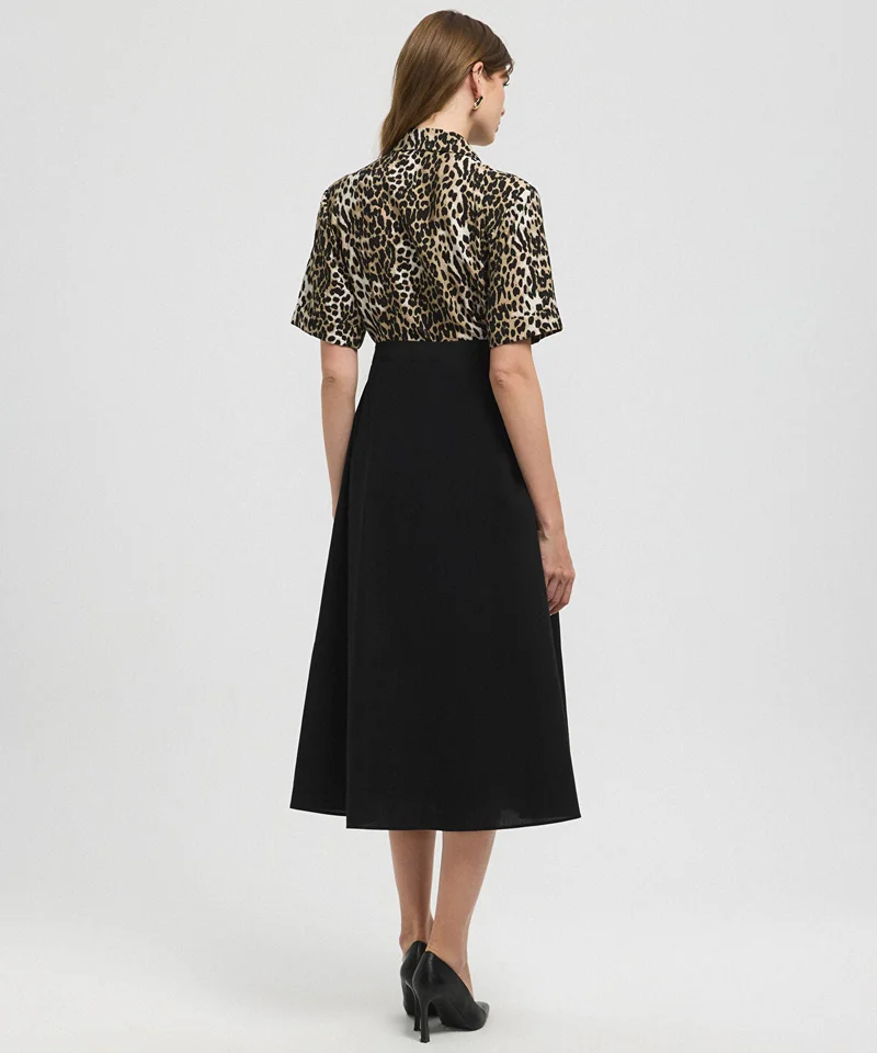 Ipekyol  Animal Print Color-Block Dress for Women | Best Price UAE