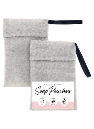 Exfoliating Soap Bag Bar Soap Pouch And Soap Saver For Shower And Bath 2 Pack Grey 7.6 Inch X 4.5 Inch - pzsku/Z0EB9560480D4EE77707FZ/45/_/1683530569/7a1315a5-d9e4-42d5-b9bc-f2e1aa86b31d