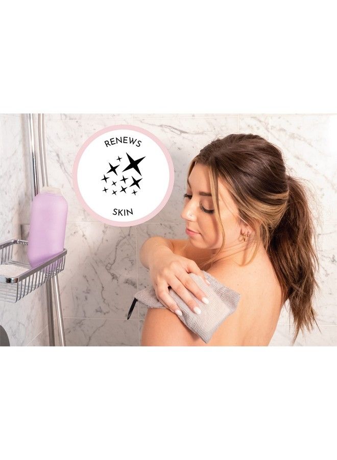 S&T INC. Exfoliating Soap Bag Bar Soap Pouch And Soap Saver For Shower And Bath 2 Pack Grey 7.6 Inch X 4.5 Inch  - Image 3