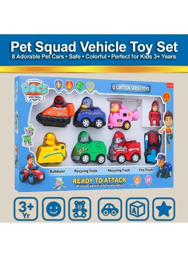 Paw Patrol Toys 7PCS Complete Set for Kids – Cartoon Dog Action Figure Playset for Kids, Educational Rescue Team Collectible Toys for Boys & Girls, Gift Box Set of Mini Character Figures – Fun Imaginative Play Toy Collection - Image 5