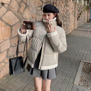 Winter 2024 Fashion Short Puffer Jacket Women milk tea - pzsku/Z0EB98D6A4A9280C3ED7CZ/45/1746202721/c1f8f1d9-c165-4d95-bd5b-883334494ca9