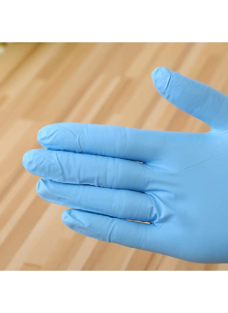 Allin Exporters Allin Exporters Disposable Nitrile Gloves Hand Protection Rubber Examination Glove for Hospital, Clinic, Sanitary & Kitchen (Pack of 100 by Weight, Large) (AE5003)  - Image 5