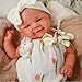 KUICEO Reborn Baby Dolls That Lifelike 165 inch Full Body Silicone Sleeping Baby Girl Handmade Face Realistic Body Details for Children Gift - Image 2