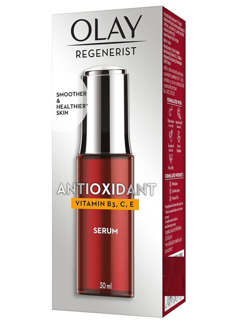 Olay Regenerist Antioxidant Serum with Vitamin B3 C and E 30 ml - Image 2