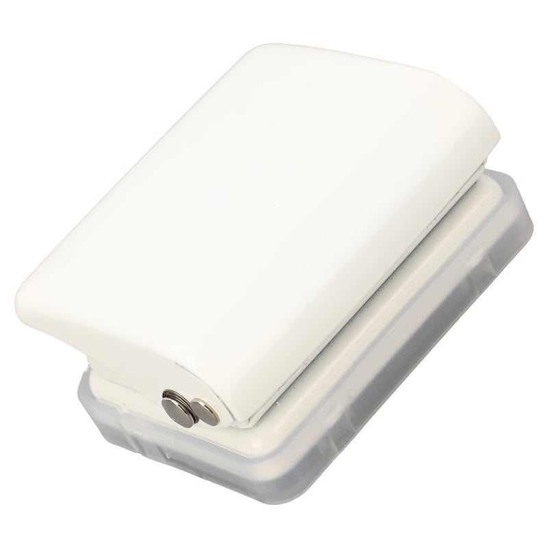 Kw-trio 3 Hole Punch 5.5mm Diameter 19mm Spacing for B5 A5 A6 A7 A4 - All Metal Body with Scrap Tray - Manual Paper Puncher for DIY Binders Handbooks Scrapbooks - Image 1
