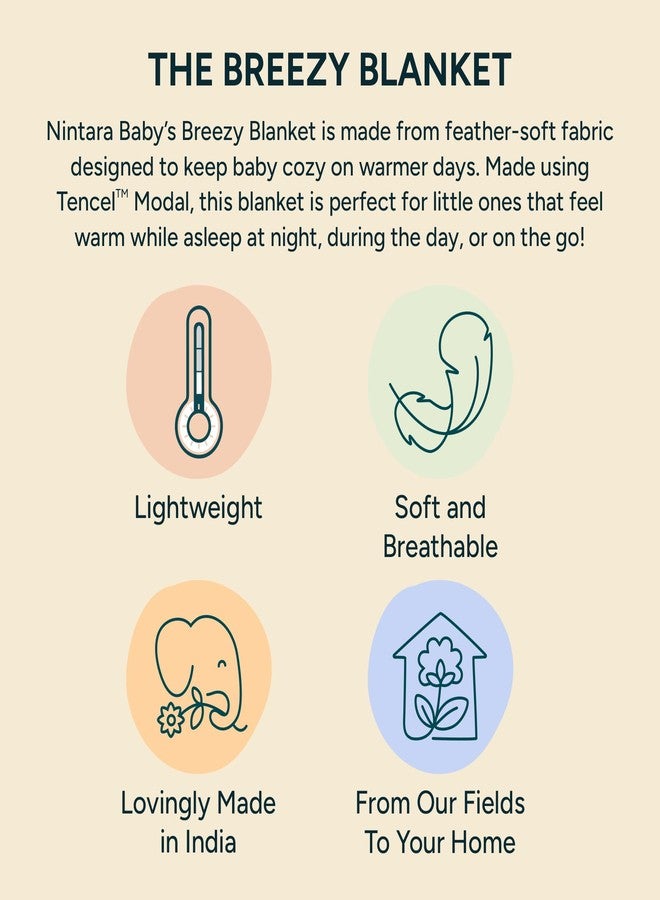 NINTARABABY Breezy Blanket – Ultra-Light Baby Blanket, 30 x 40 Inches - Image 5