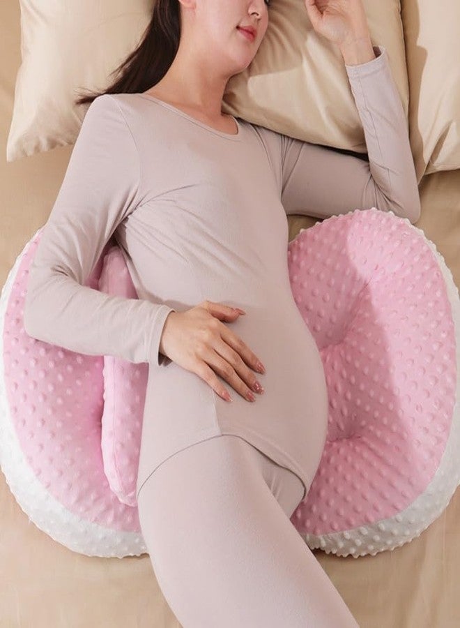 MBKOH Pregnancy Pillow for Pregnant Women,Soft Pregnancy Body Pillow,Support for Back,Maternity Pillow with Detachable and Adjustable Pillow Body Pillow for Pregnant Women - Image 1