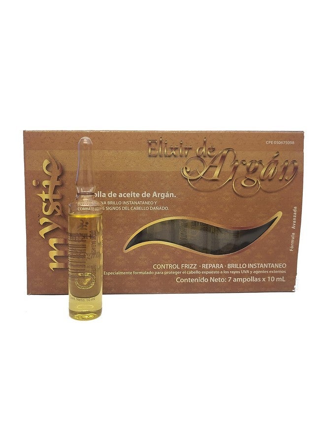 Kleravitex Mystic Argan Oil Ampoule - Strengthen, Hydrate, Repair, Anti-Frizz, Detangle, Liquid Gold From Morocco (Pack of 7, 2.37, Fl Oz) - Image 2