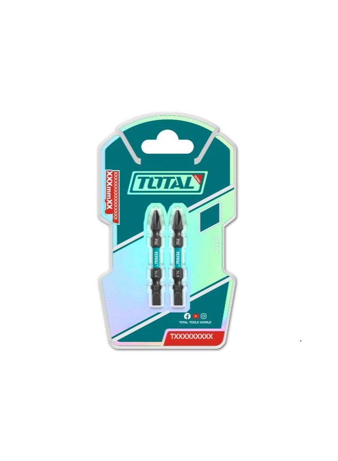 Impact Screwdriver bits 2 pcs Total