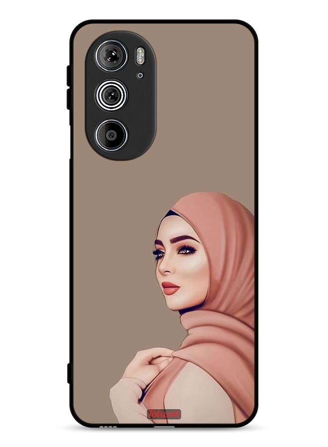 Tolwak Motorola Edge 30 Pro Protective Case Cover Beautiful Hijab Girl - Image 1