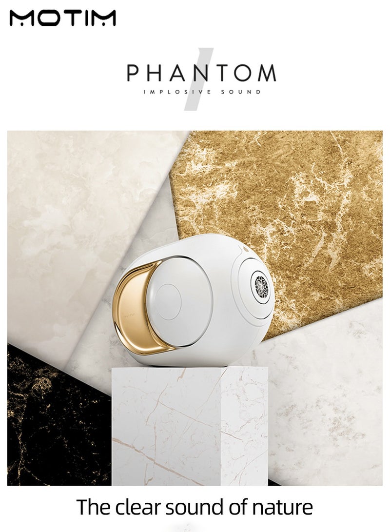 Portable Bluetooth Speaker, Golden Egg Shape, Wireless TWS Powerful Pro Sound, Dual Bass Radiators, 8H of Battery, Dustproof, Wireless Streaming, Dual Connect