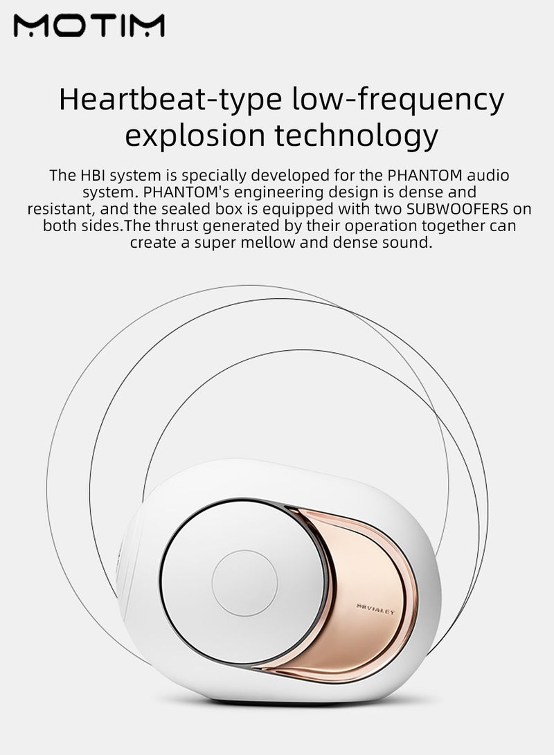 Portable Bluetooth Speaker, Golden Egg Shape, Wireless TWS Powerful Pro Sound, Dual Bass Radiators, 8H of Battery, Dustproof, Wireless Streaming, Dual Connect