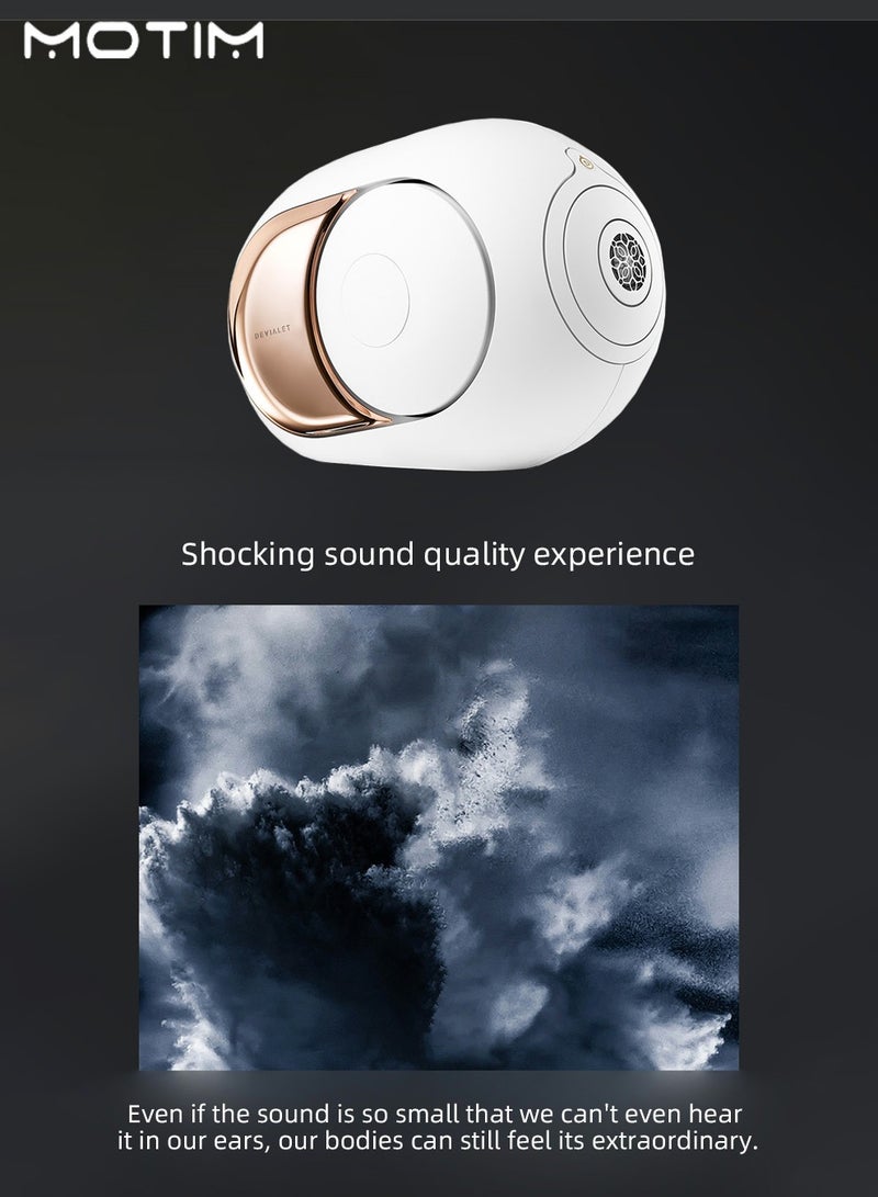Portable Bluetooth Speaker, Golden Egg Shape, Wireless TWS Powerful Pro Sound, Dual Bass Radiators, 8H of Battery, Dustproof, Wireless Streaming, Dual Connect